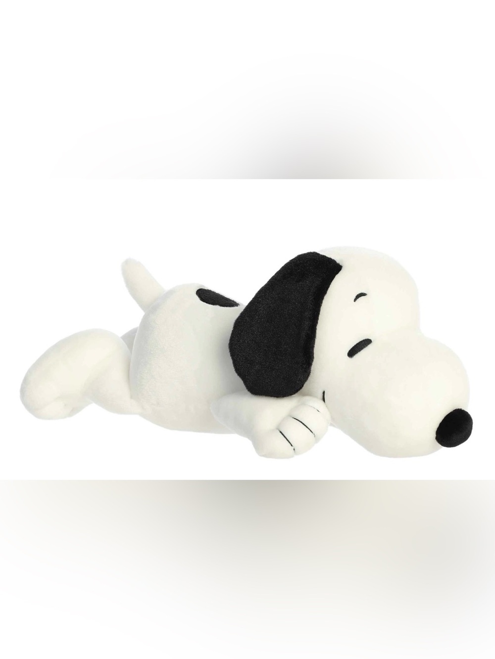 Aurora World Official Peanuts Snuggle Snoopy Large 18.5" Sleeping Laying Plush